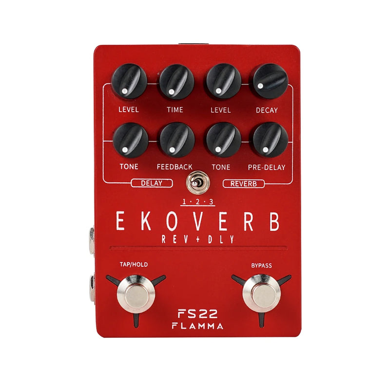 Flamma FS22 Pedal Ekoverb Dual Reverb Delay