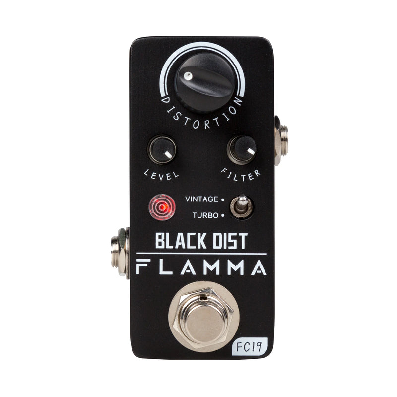 Flamma FC19 Black Dist Pedal de Distorção