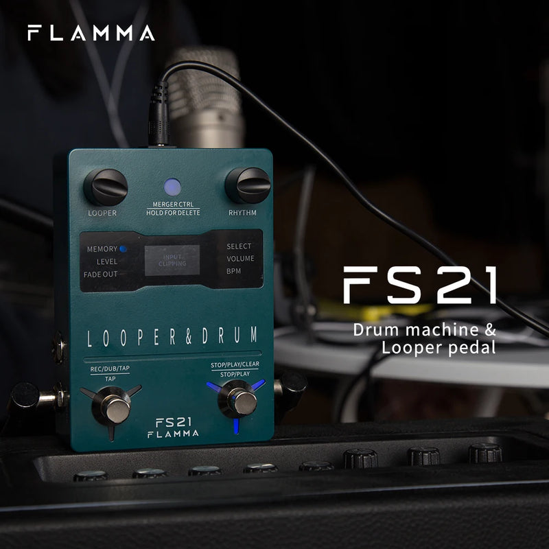 Flamma  FS21 Pedal Drum Machine Looper