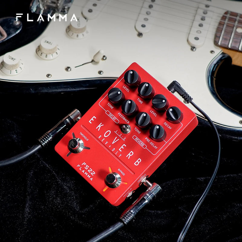 Flamma FS22 Pedal Ekoverb Dual Reverb Delay