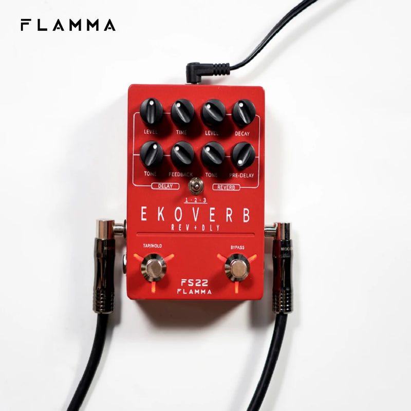 Flamma FS22 Pedal Ekoverb Dual Reverb Delay