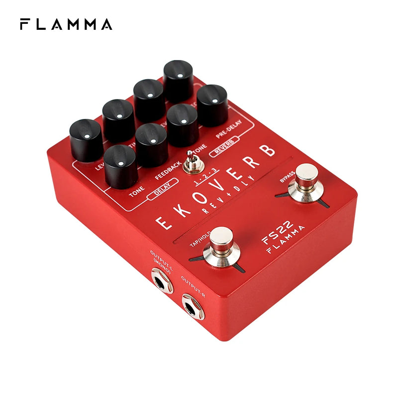 Flamma FS22 Pedal Ekoverb Dual Reverb Delay